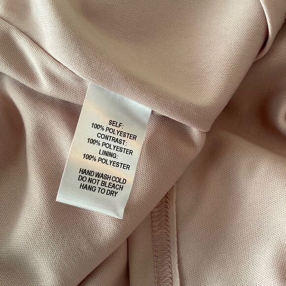 Lulus Evening Gown Low V-neck Back Mauve Color NWT Size XL - Picture 16 of 16